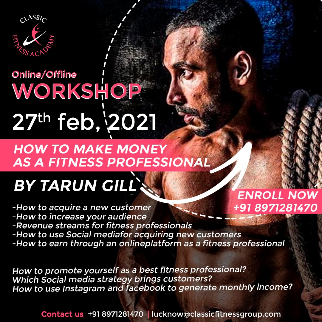 How To Make Money As A Fitness Professional By Tarun Gill