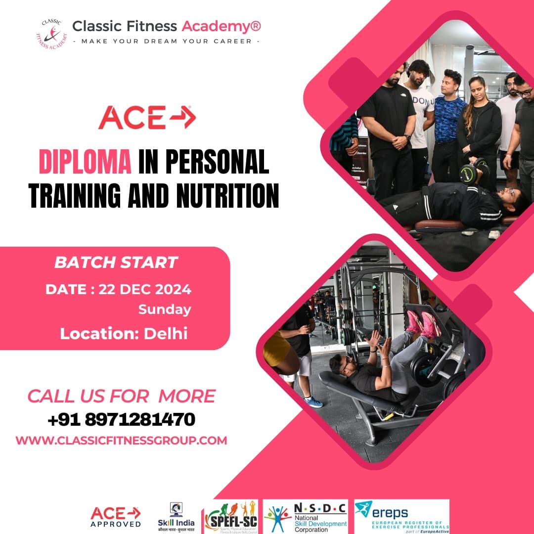 Diploma In Personal Training And Nutrition Course