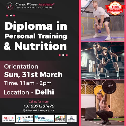 Diploma In Personal Training And Nutrition Course