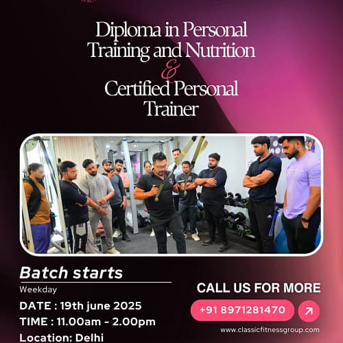 Diploma In Personal Training And Nutrition Course