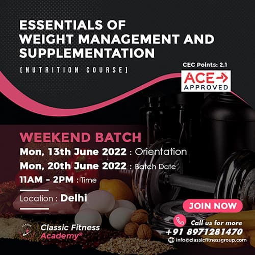 Essential of Weight Management and Supplementation